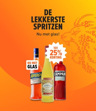 Maak de lekkerste spritzen zelf! nu met gratis glas